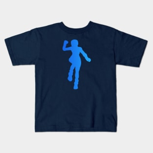 Hype Dance Outline (Blue) Kids T-Shirt